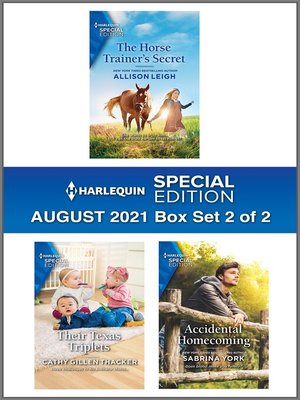 cover image of Harlequin Special Edition August 2021--Box Set 2 of 2